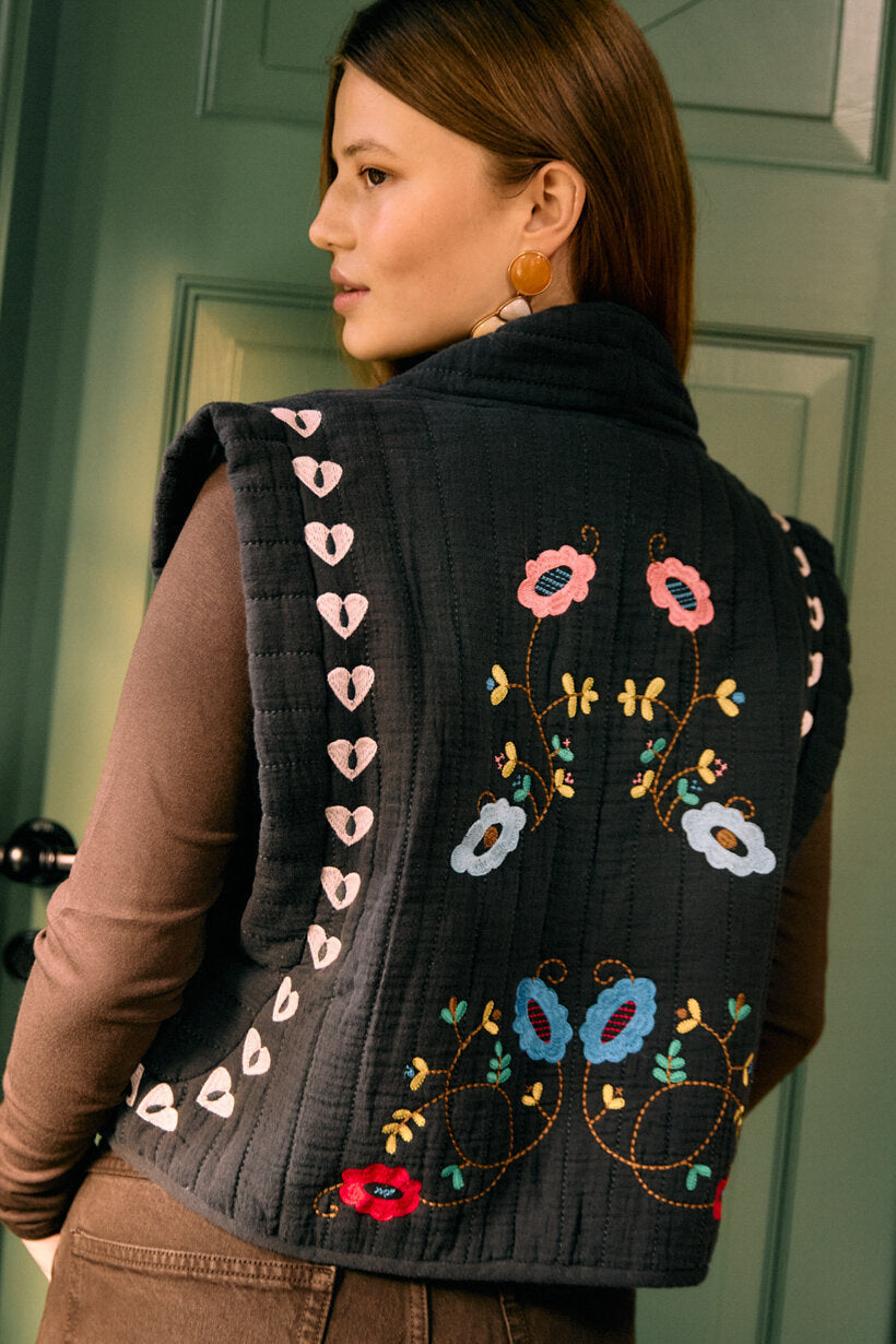 Samira Vest - Almost black